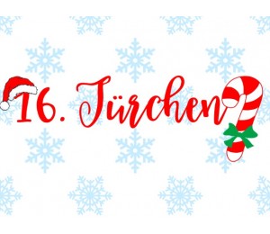 ADVENTSKALENDER 16. Dezember - Stickserie ITH Wimpel Monogram